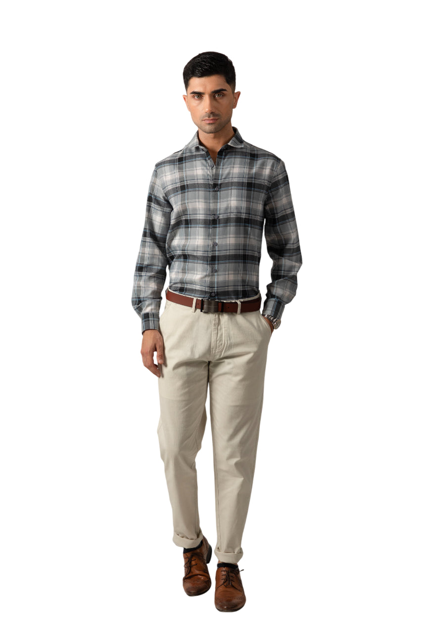 "Blue Plaid Shirt"