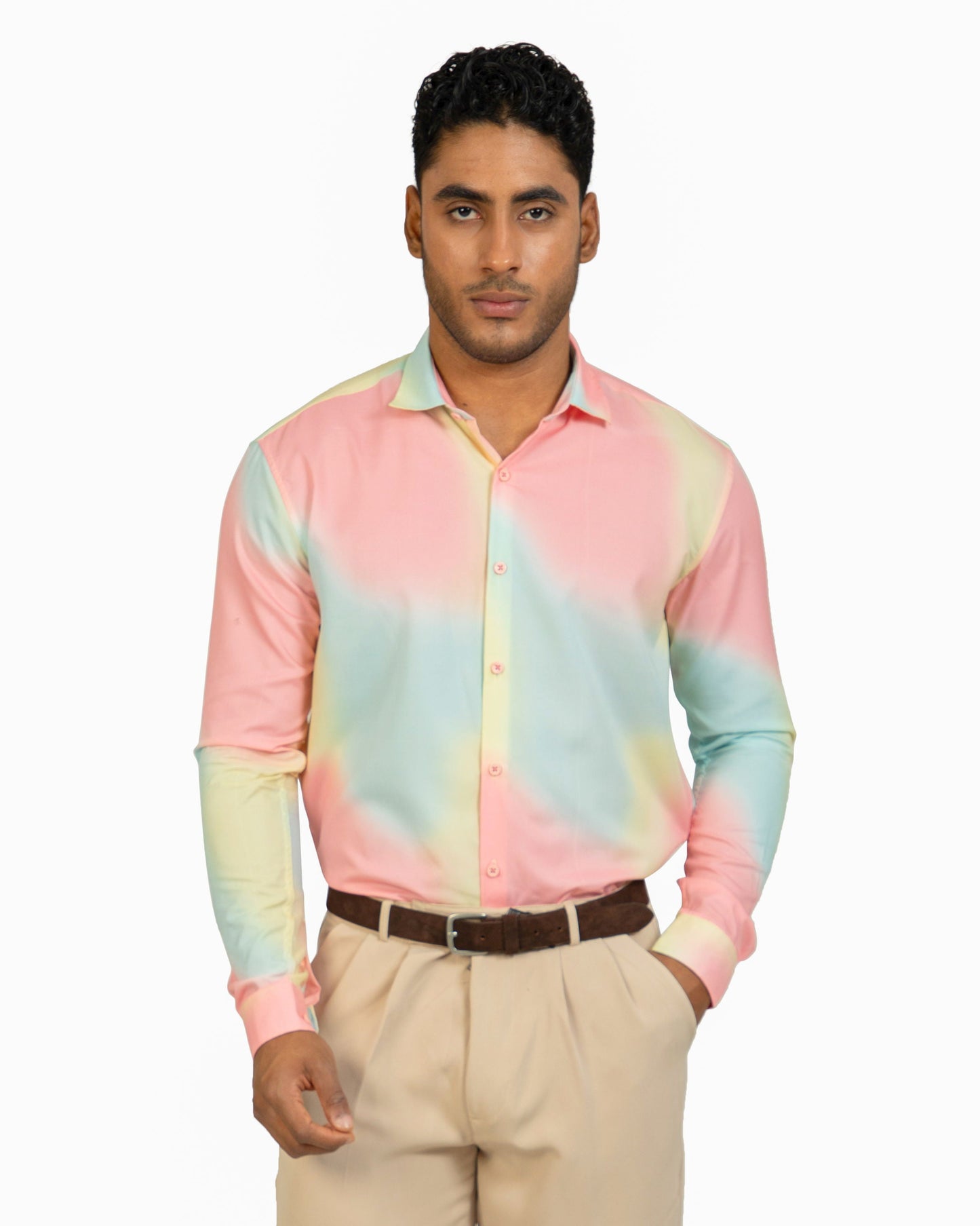 "Abstract Long Sleeve Shirt"