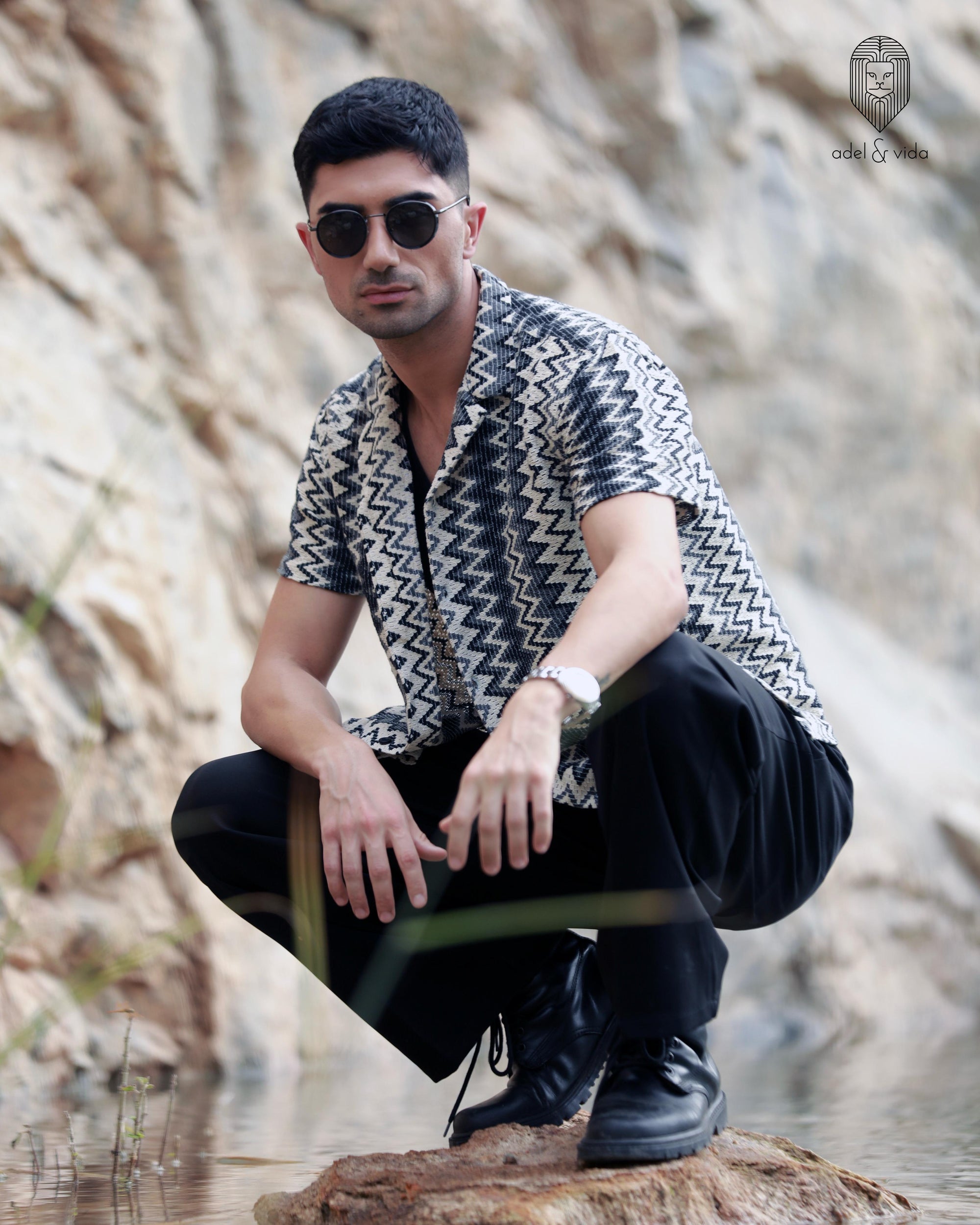 Crochet Cuban Mens Shirt Collections