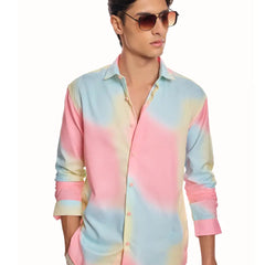 Abstract Long Sleeve Shirt