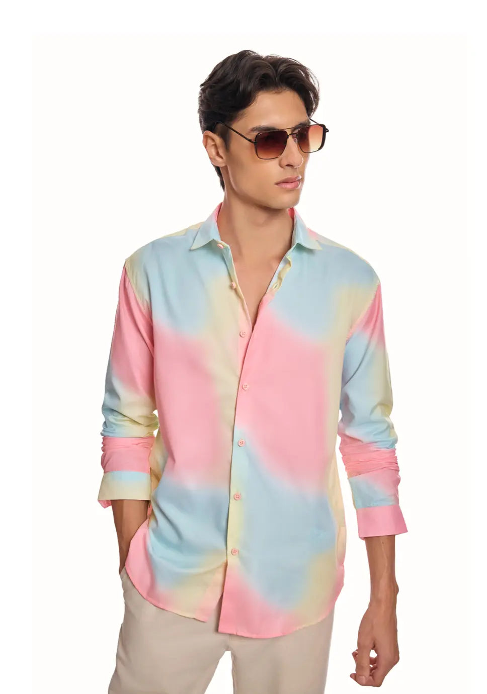 Abstract Long Sleeve Shirt