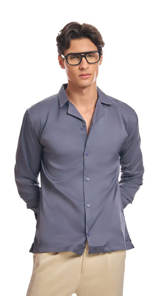 Elephant Gray Korean Shirt