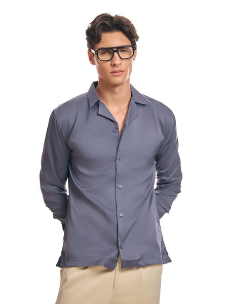 Elephant Gray Korean Shirt