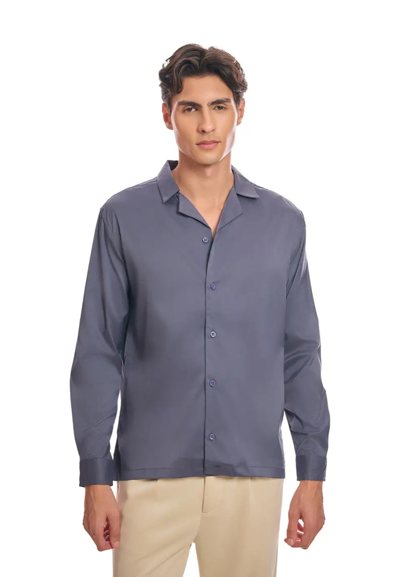 Elephant Gray Korean Shirt