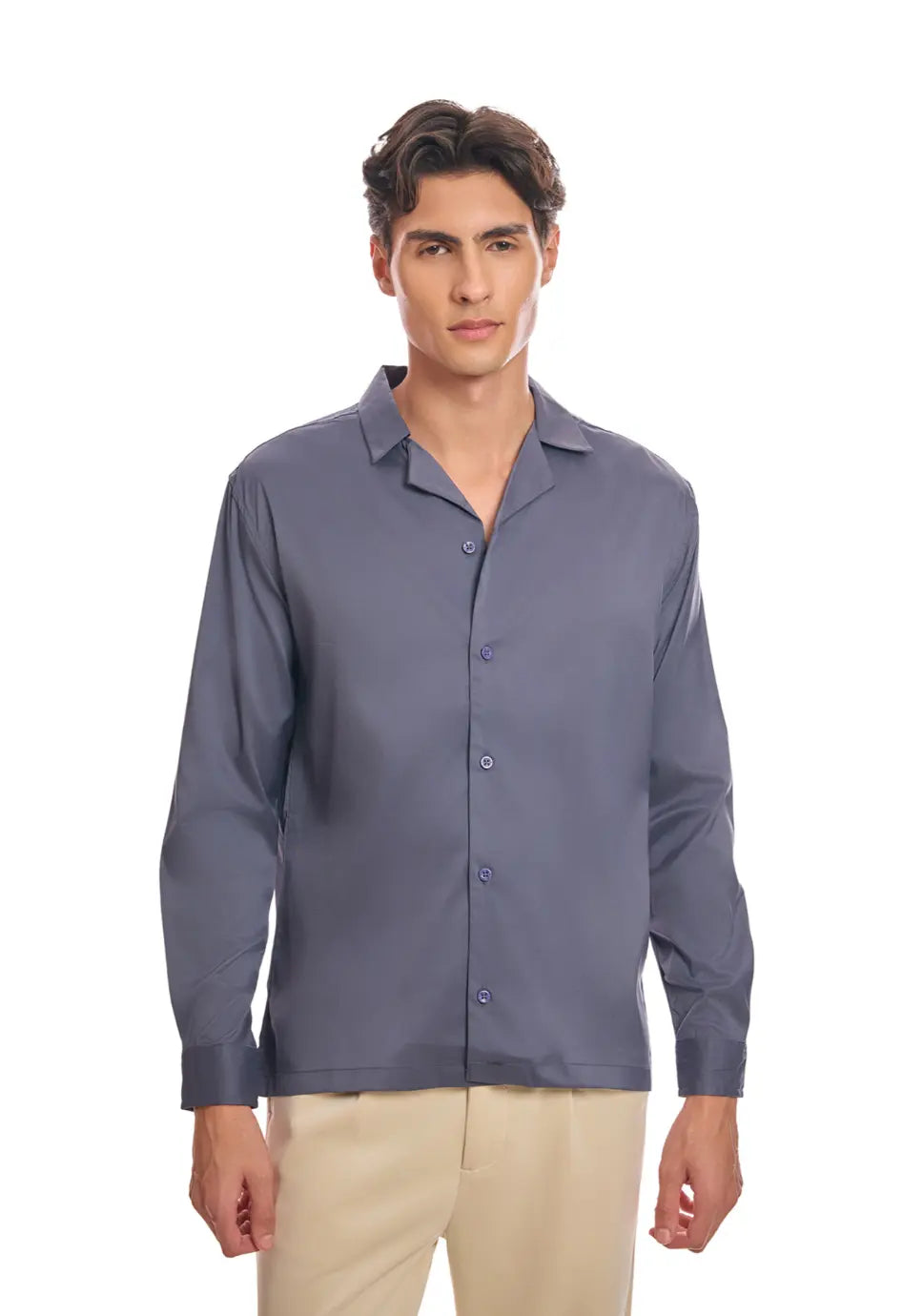 Elephant Gray Korean Shirt