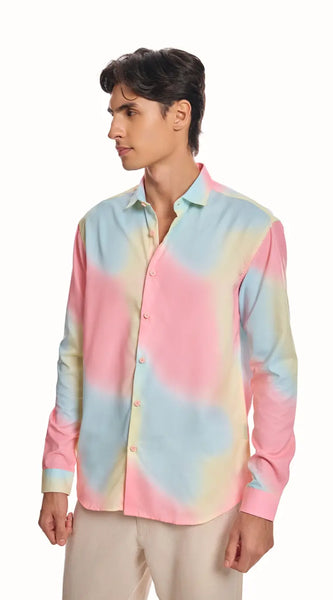 Abstract Long Sleeve Shirt