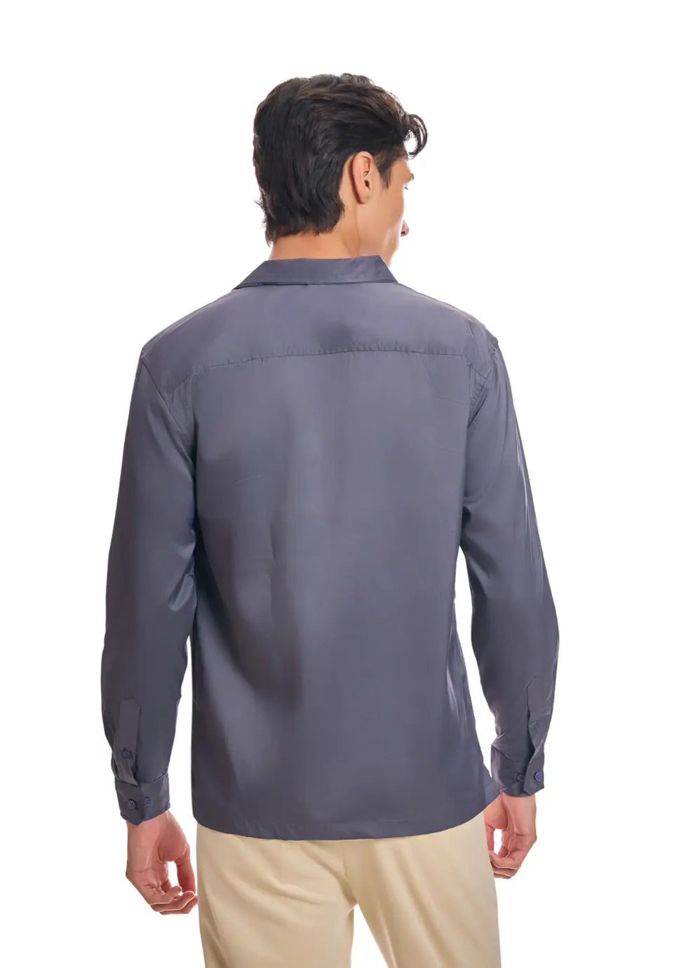 Elephant Gray Korean Shirt