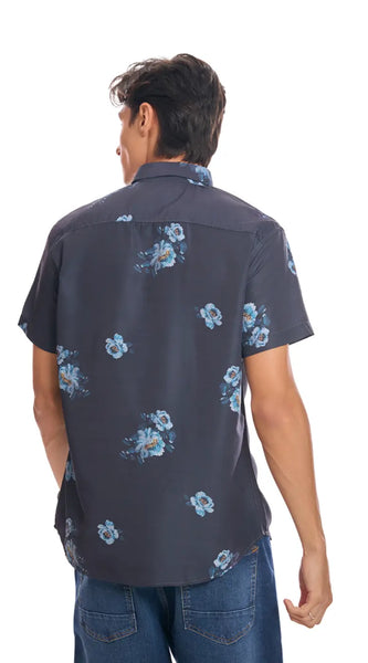 Mystic Blue Rose Shirt