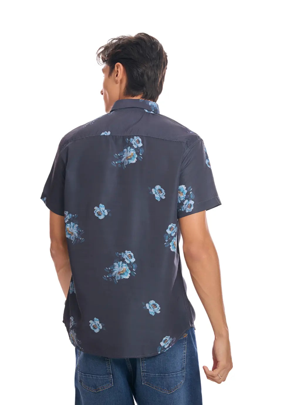 Mystic Blue Rose Shirt