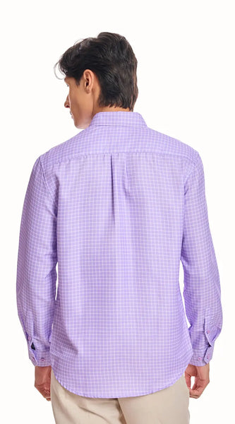 Lilac Chequered shirt