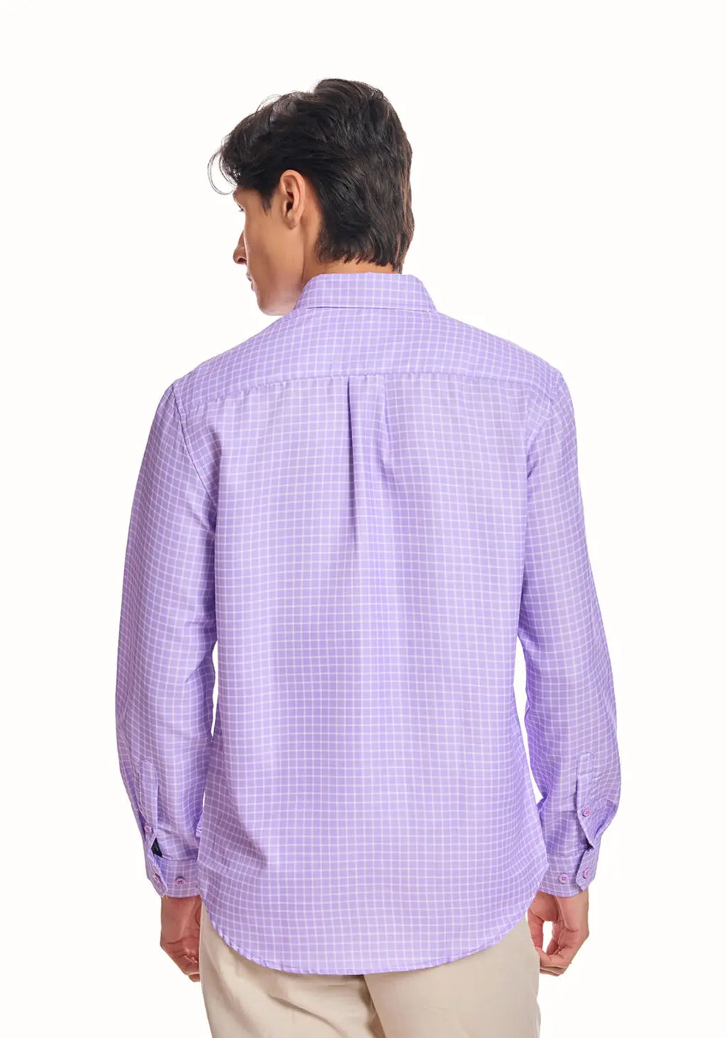 Lilac Chequered shirt