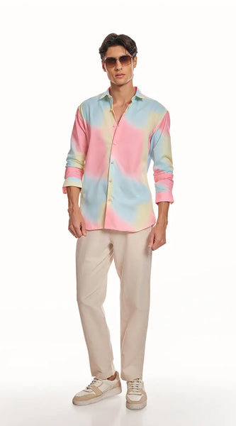 Abstract Long Sleeve Shirt