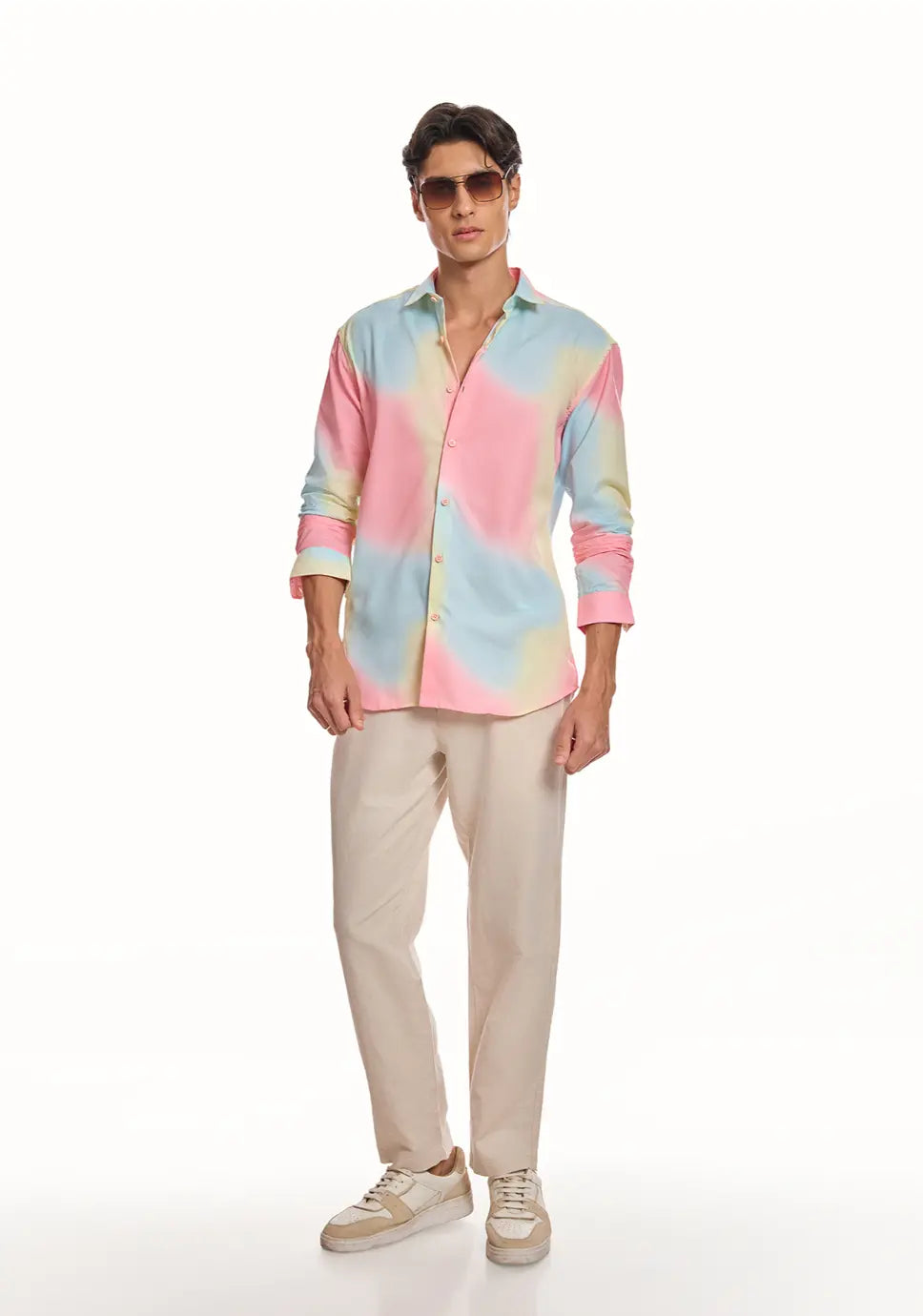 Abstract Long Sleeve Shirt