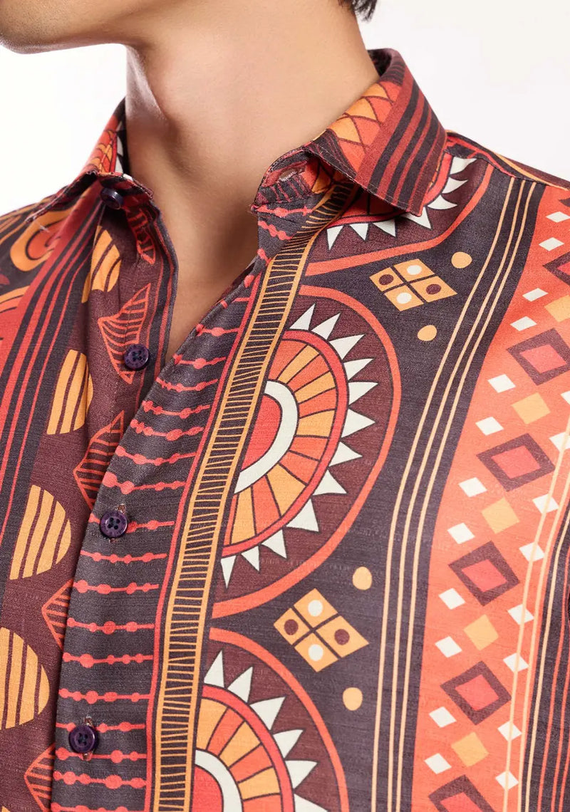 Sunset Afro Shirt