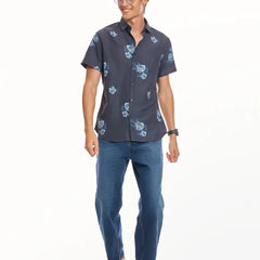 Mystic Blue Rose Shirt