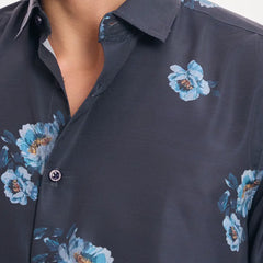 Mystic Blue Rose Shirt