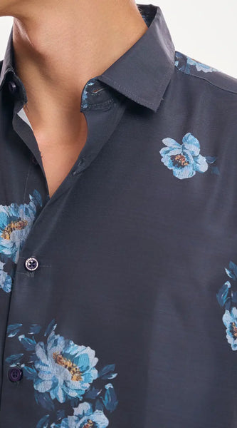 Mystic Blue Rose Shirt