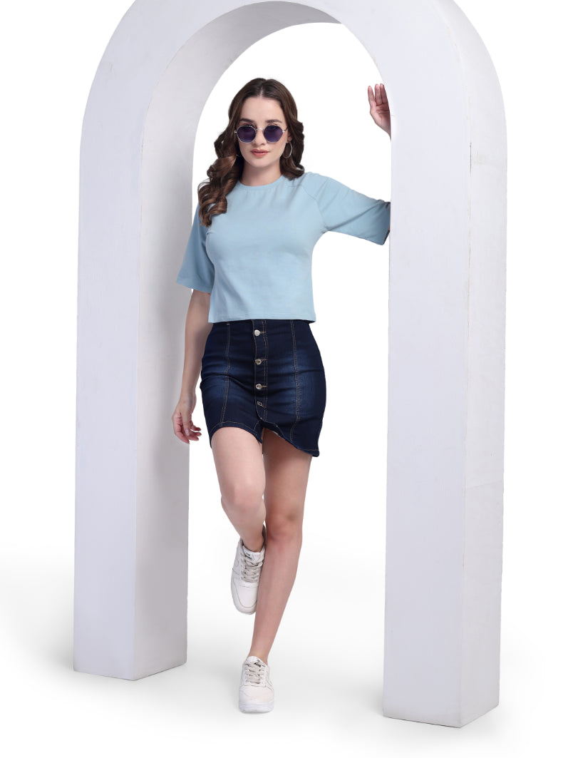 Sage Muse  -Crop Top