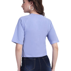 Violet Drift-  Crop Top