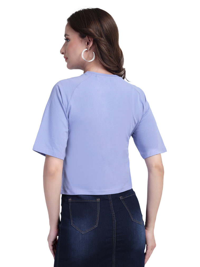 Violet Drift-  Crop Top