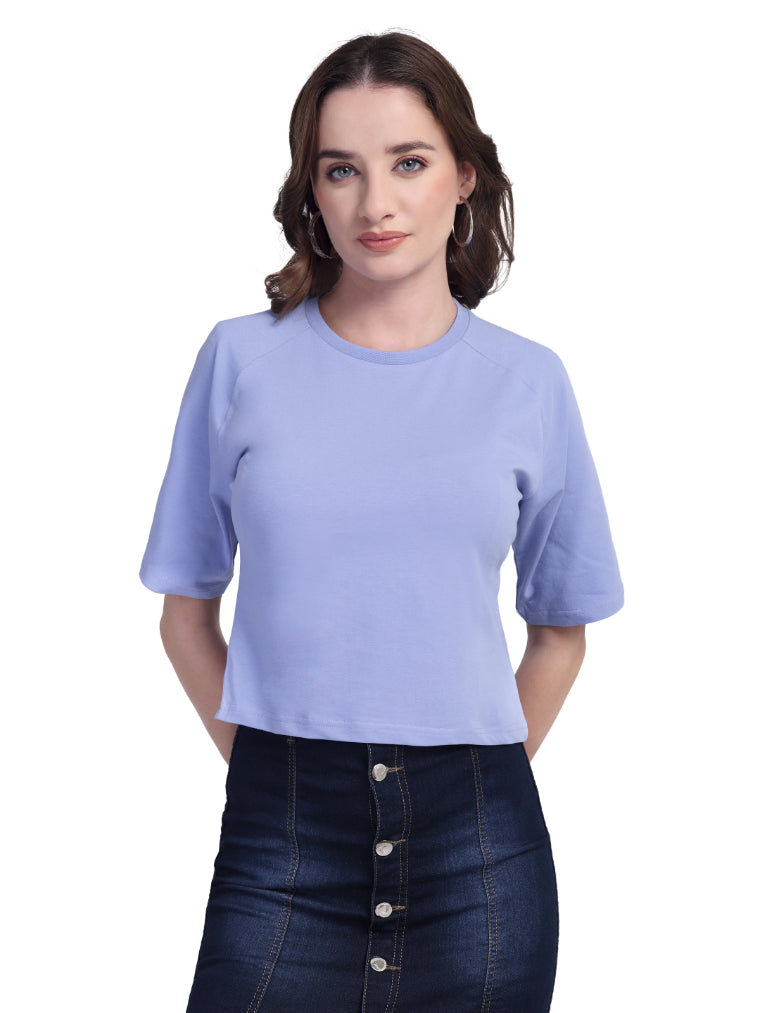 Violet Drift-  Crop Top