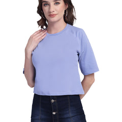 Violet Drift-  Crop Top