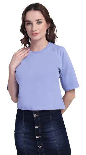 Violet Drift-  Crop Top