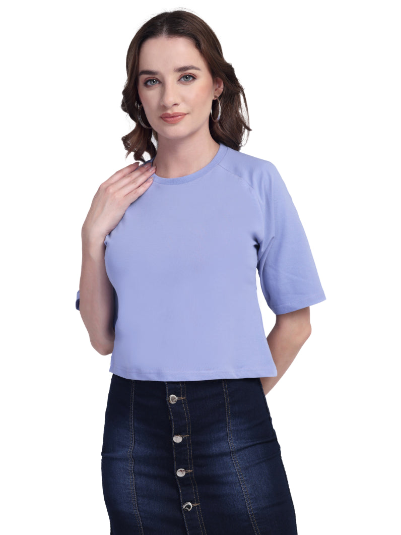 Violet Drift-  Crop Top