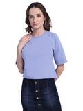 Violet Drift-  Crop Top