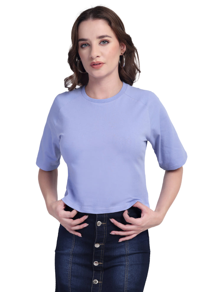 Violet Drift-  Crop Top