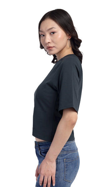 Slate Muse - Raglan Crop Top