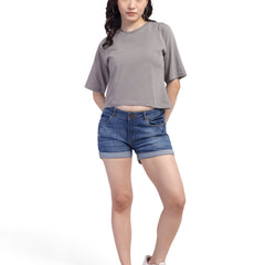 Slate Muse  -Crop Top