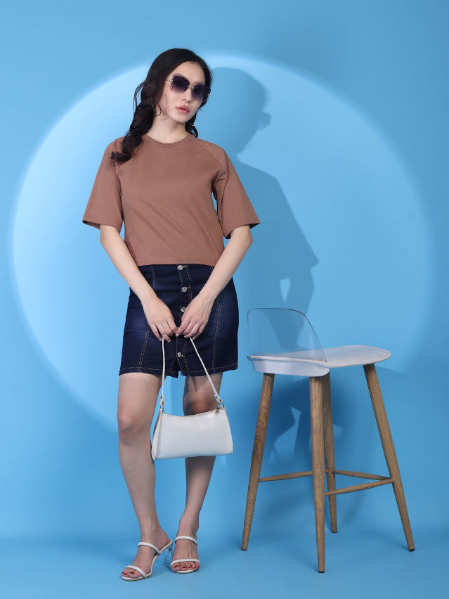 Terra Muse -Raglan Crop Top