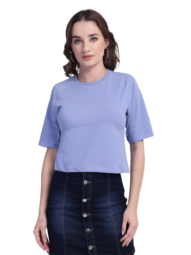 Violet Drift-  Crop Top