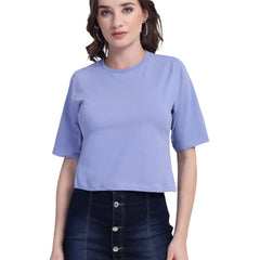 Violet Drift-  Crop Top