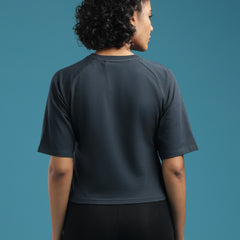 Slate Muse - Raglan Crop Top