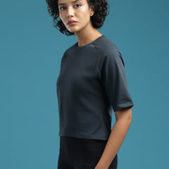 Slate Muse - Raglan Crop Top