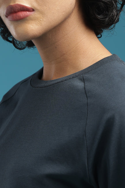 Slate Muse - Raglan Crop Top