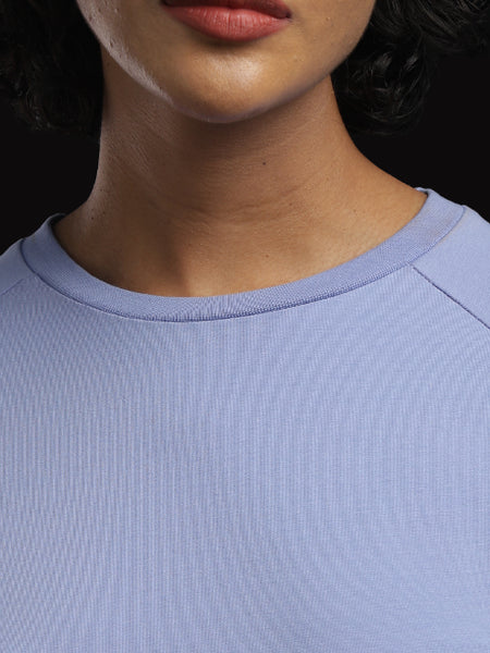 Violet Drift-  Raglan Crop Top