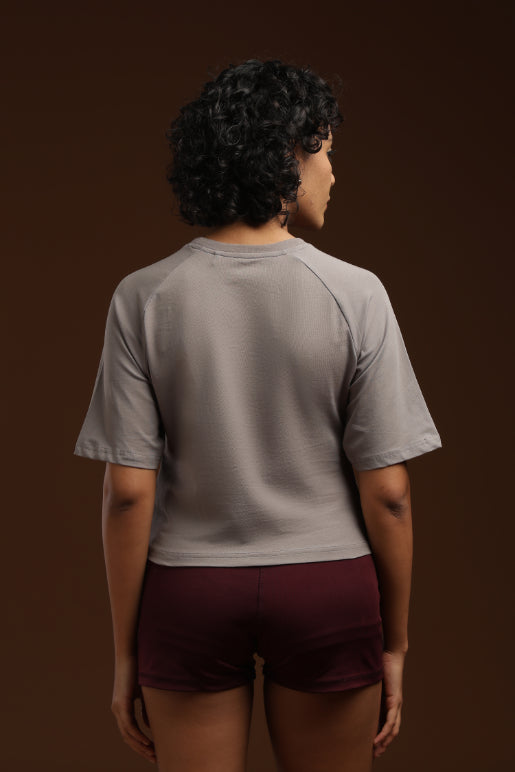 Mist Muse - Raglan Crop Top