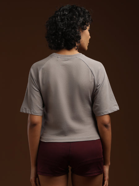 Mist Muse - Raglan Crop Top