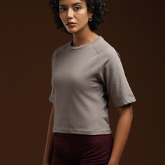 Mist Muse - Raglan Crop Top