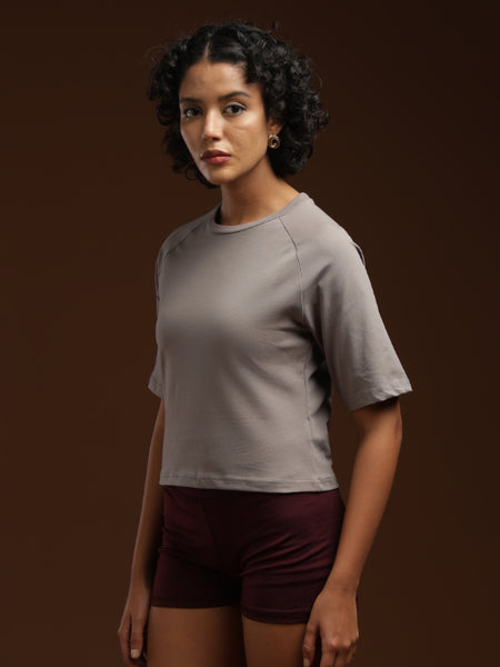 Mist Muse - Raglan Crop Top
