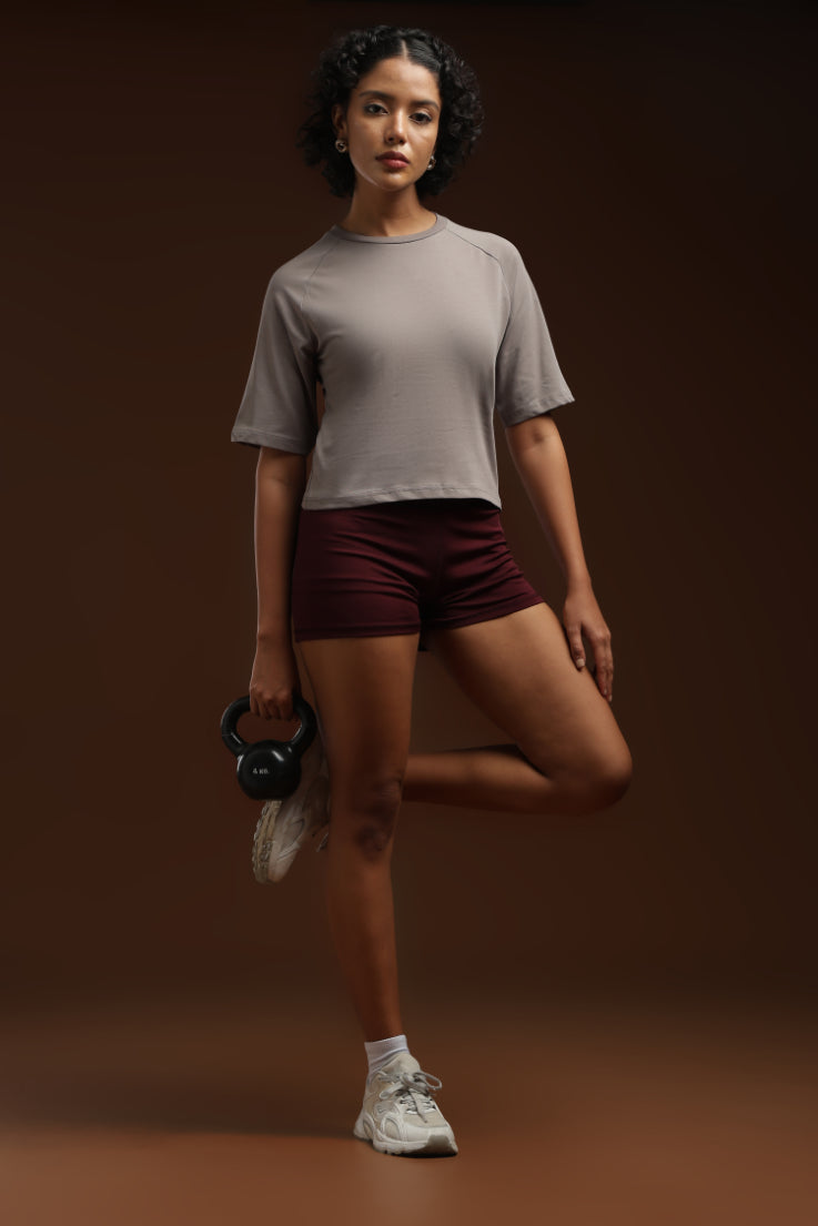 Mist Muse - Raglan Crop Top