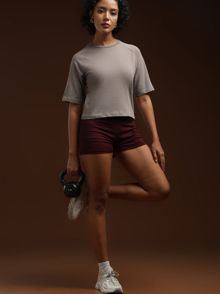 Mist Muse - Raglan Crop Top
