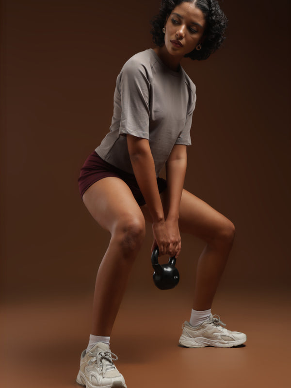 Mist Muse - Raglan Crop Top