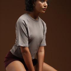 Mist Muse - Raglan Crop Top