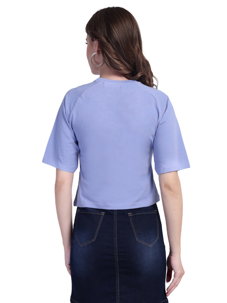 Violet Drift-  Crop Top