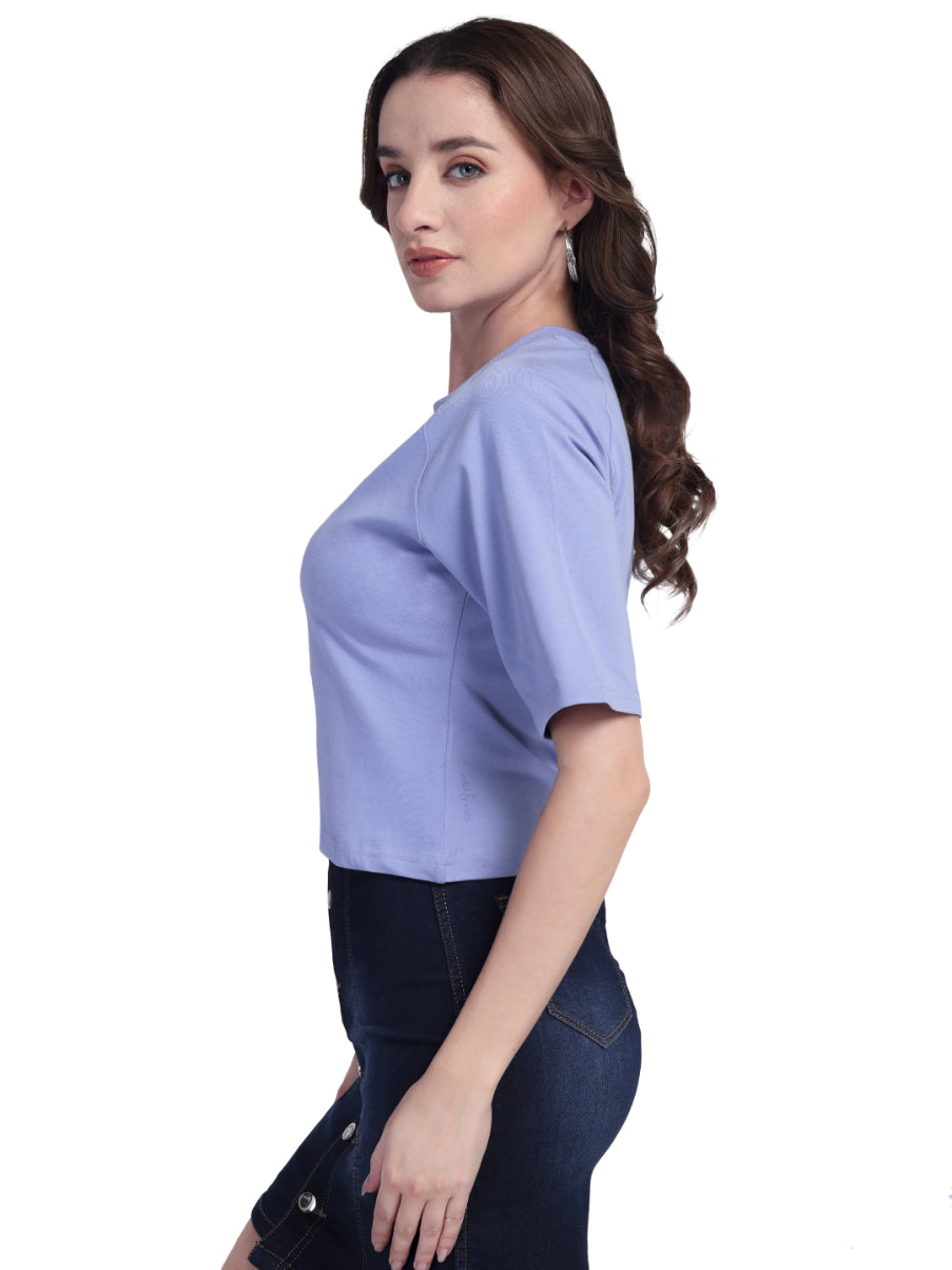 Violet Drift-  Crop Top