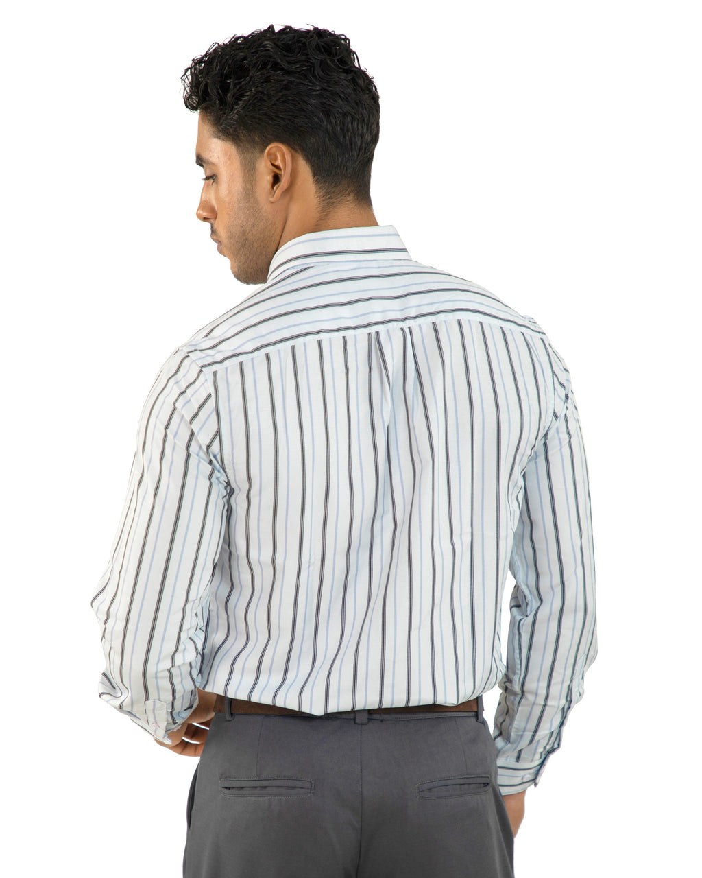 "Navy Stripe Shirt"